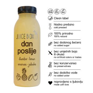 Hladno prešani sok od jabuke, đumbira, limuna i ananasa - bogat vitaminima i antioksidansima